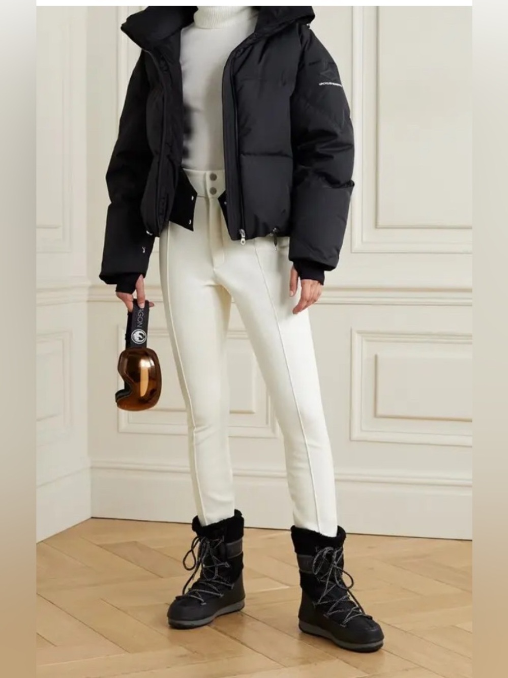 NEW Cordova 'Val-D'Isere' stretch ski pants light yellow